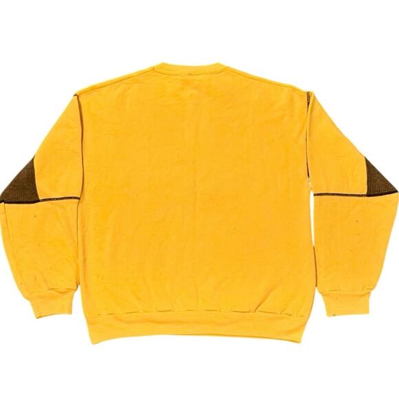 Vintage 80s Georgia Tech Yellow Russell Athletic Crewneck Adult Medium - Picture 4 of 6